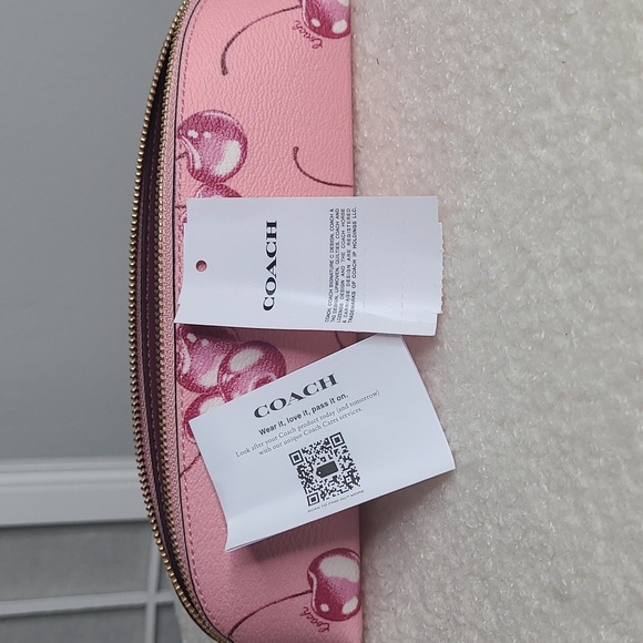 Coach Pencil Case With Cherry Print - Picture 6 of 8